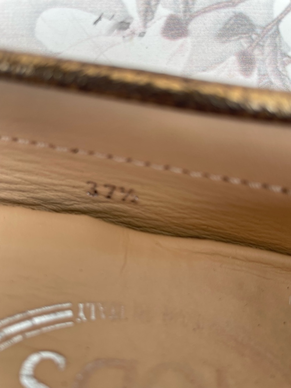Tod's Metallic Bronze Leather Driving Loafers - Picture 9 of 10